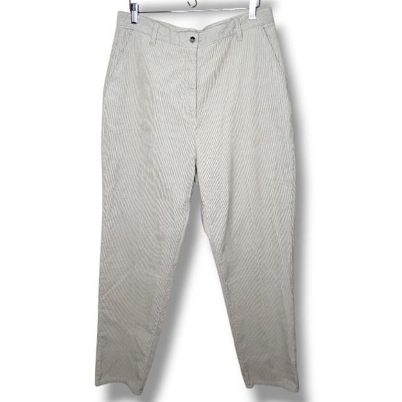 Vintage Woolrich Corduroy Pants Womens 16 Tall British Tan High Rise Straight - Picture 8 of 8